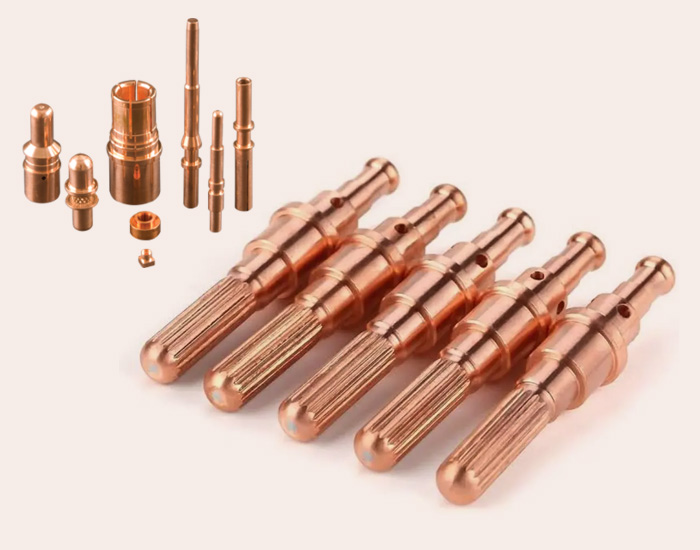 copper metal parts
